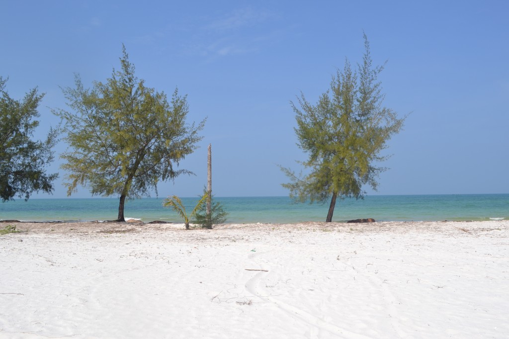 Praia em Sihanoukville