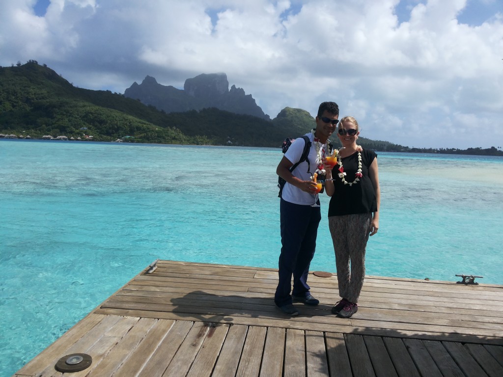 Boas-vindas no Sofitel Bora Bora Private Island