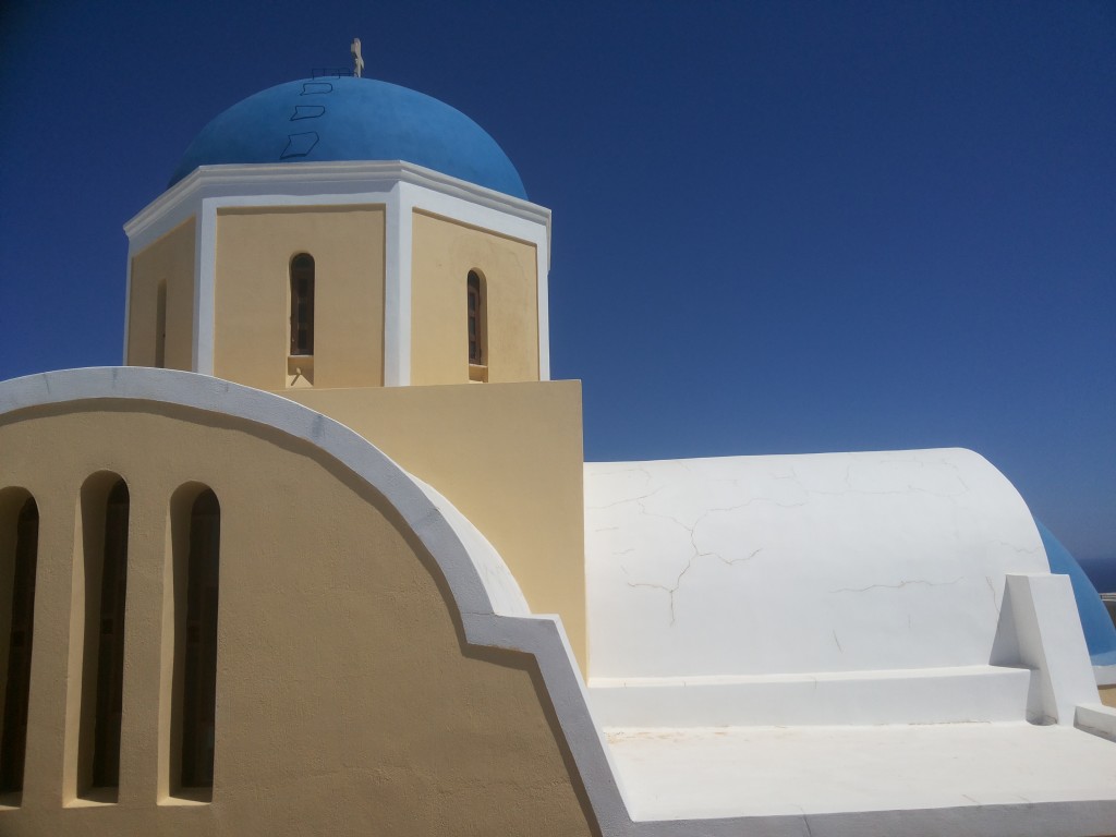 Dome em Santorini