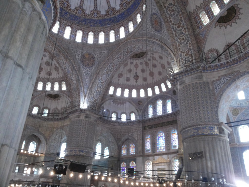 Interior da Mesquita Azul